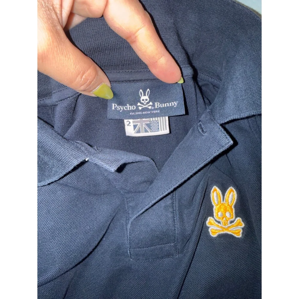 Preowned, Psycho Bunny Marshall piqué polo shirt, boys 10/12 , see size guide*.